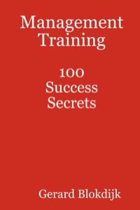 Titelbild: Management Training 100 Success Secrets 9780980471632