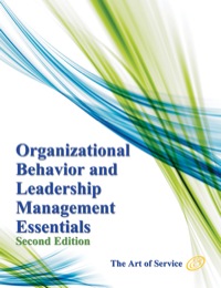 Cover image: Organizational Behavior and Leadership Management Essentials 2nd edition 9781742445861
