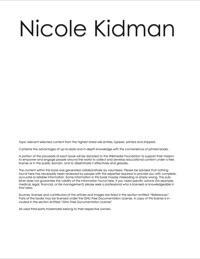 Omslagafbeelding: The Nicole Kidman Handbook - Everything you need to know about Nicole Kidman 9781742446882