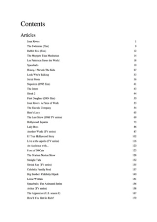 Imagen de portada: The Joan Rivers Handbook - Everything you need to know about Joan Rivers 9781742446899