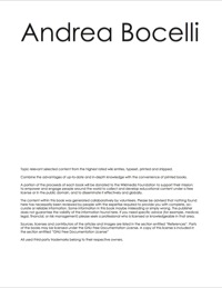 表紙画像: The Andrea Bocelli Handbook - Everything you need to know about Andrea Bocelli 9781742448091