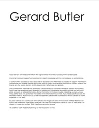 Cover image: The Gerard Butler Handbook - Everything you need to know about Gerard Butler 9781742448169