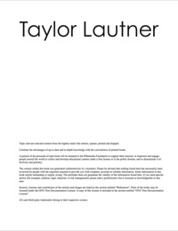Titelbild: The Taylor Lautner Handbook - Everything you need to know about Taylor Lautner 9781742448251