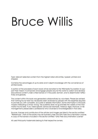 Imagen de portada: The Bruce Willis Handbook - Everything you need to know about Bruce Willis 9781742448602