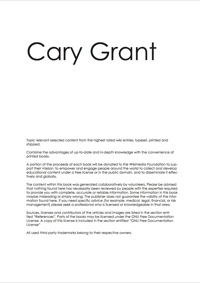 صورة الغلاف: The Cary Grant Handbook - Everything you need to know about Cary Grant 9781742448657