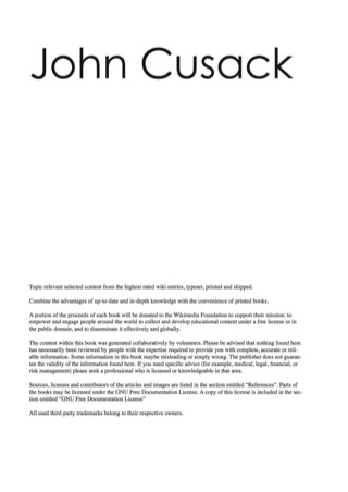 Imagen de portada: The John Cusack Handbook - Everything you need to know about John Cusack 9781742448664