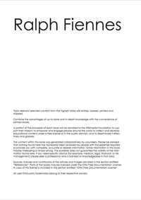 صورة الغلاف: The Ralph Fiennes Handbook - Everything you need to know about Ralph Fiennes 9781742448923