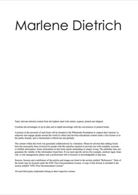 Titelbild: The Marlene Dietrich Handbook - Everything you need to know about Marlene Dietrich 9781743040461