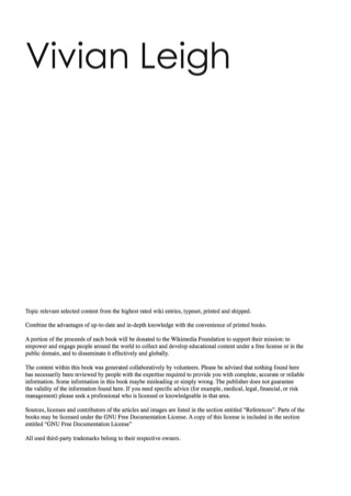 Cover image: The Vivian Leigh Handbook - Everything you need to know about Vivian Leigh 9781743040508