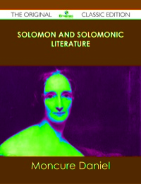 Imagen de portada: Solomon and Solomonic Literature - The Original Classic Edition 9781486491278