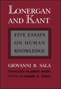 Cover image: Lonergan and Kant 1st edition 9781487520144