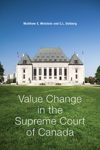 Cover image: Value Change in the Supreme Court of Canada 1st edition 9781487501396
