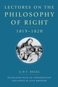 Cover image: Lectures on the Philosophy of Right, 1819–1820 1st edition 9781487506216