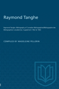 Cover image: Raymond Tanghe 1st edition 9781487572334