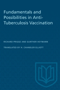 Cover image: Fundamentals and Possibilities in Anti-Tuberculosis Vaccination 1st edition 9781487573683