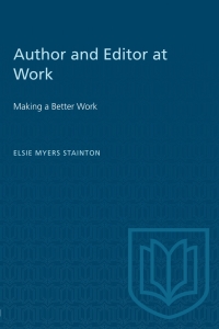 Cover image: Author and Editor at Work 1st edition 9780802064493