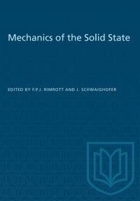 Cover image: Mechanics of the Solid State 1st edition 9781487585174