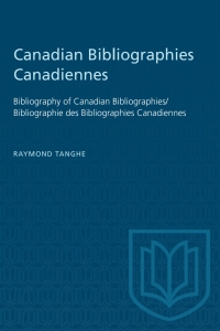 Cover image: Canadian Bibliographies Canadiennes 1st edition 9781487572631