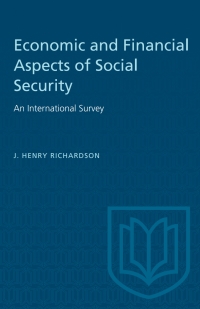 Cover image: Economic and Financial Aspects of Social Security 1st edition 9781487572648