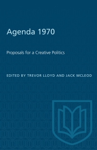 Cover image: Agenda 1970 1st edition 9780802060921