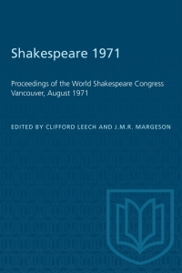 Cover image: Shakespeare 1971 1st edition 9781487576950