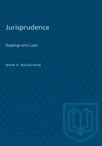 Cover image: Jurisprudence 1st edition 9781487577438