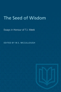 Cover image: The Seed of Wisdom 1st edition 9781487577445