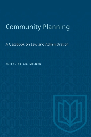 Cover image: Community Planning 1st edition 9781487578862