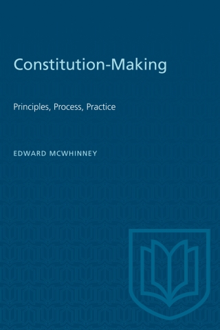 Cover image: Constitution-Making 1st edition 9781487579029