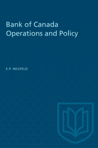 Cover image: Bank of Canada Operations and Policy 1st edition 9781487579081