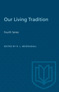 Cover image: Our Living Tradition 1st edition 9781487579241