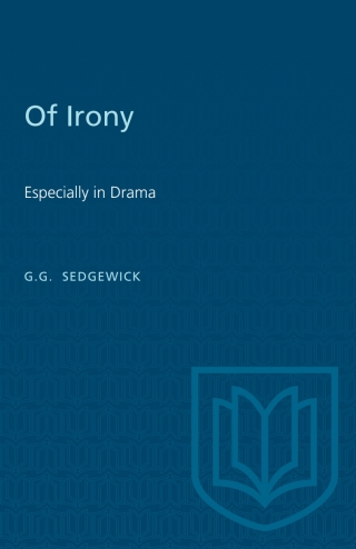 Cover image: Of Irony 1st edition 9781487580643