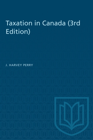 Cover image: Taxation in Canada 3rd edition 9781487581527