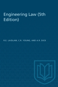 Cover image: Engineering Law 5th edition 9781487571658