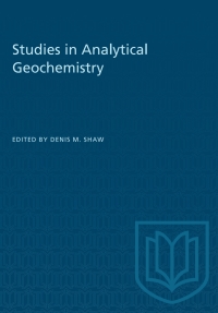 Cover image: Studies in Analytical Geochemistry 1st edition 9781487582036