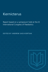 Cover image: Kernicterus 1st edition 9781487582173