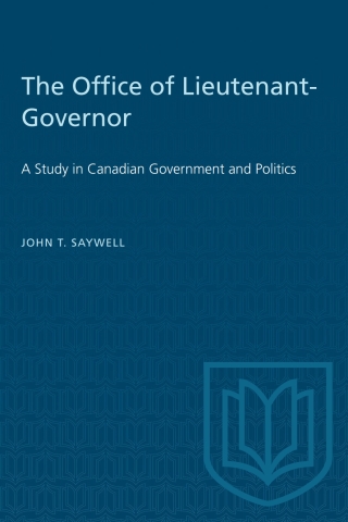 صورة الغلاف: The Office of Lieutenant-Governor 1st edition 9781487582425