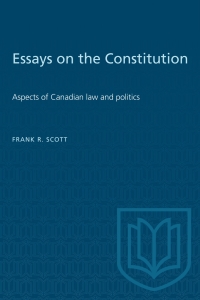 Cover image: Essays on the Constitution 1st edition 9780802062970