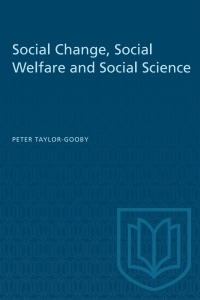 Cover image: Social Change, Social Welfare and Social Science 1st edition 9780802076960