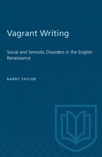 Cover image: Vagrant Writing 1st edition 9781487582524