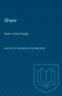 Cover image: Shaw 1st edition 9781487573447