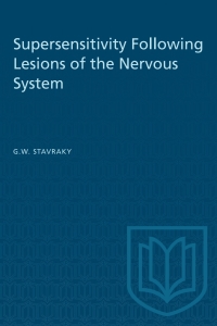 Cover image: Supersensitivity Following Lesions of the Nervous System 1st edition 9781487573065