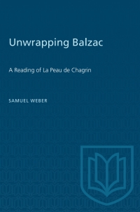 Cover image: Unwrapping Balzac 1st edition 9781487573010