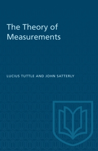 Cover image: The Theory of Measurements 1st edition 9781487572952