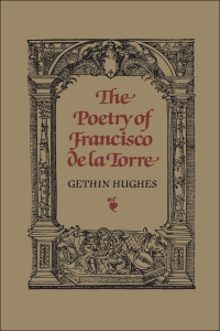 Cover image: The Poetry of Francisco de la Torre 1st edition 9781487591854