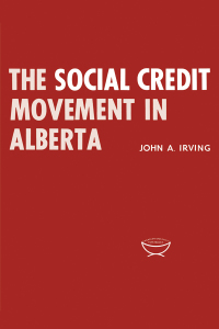 Cover image: The Social Credit Movement in Alberta 1st edition 9780802060846