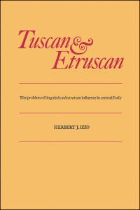 Cover image: Tuscan and Etruscan 1st edition 9781487591960