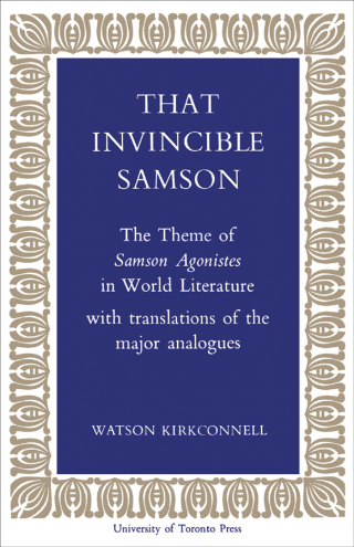 Cover image: That Invincible Samson 1st edition 9781487592356