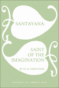 Cover image: Santayana 1st edition 9781487592370