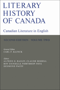 Cover image: Literary History of Canada 2nd edition 9780802062772